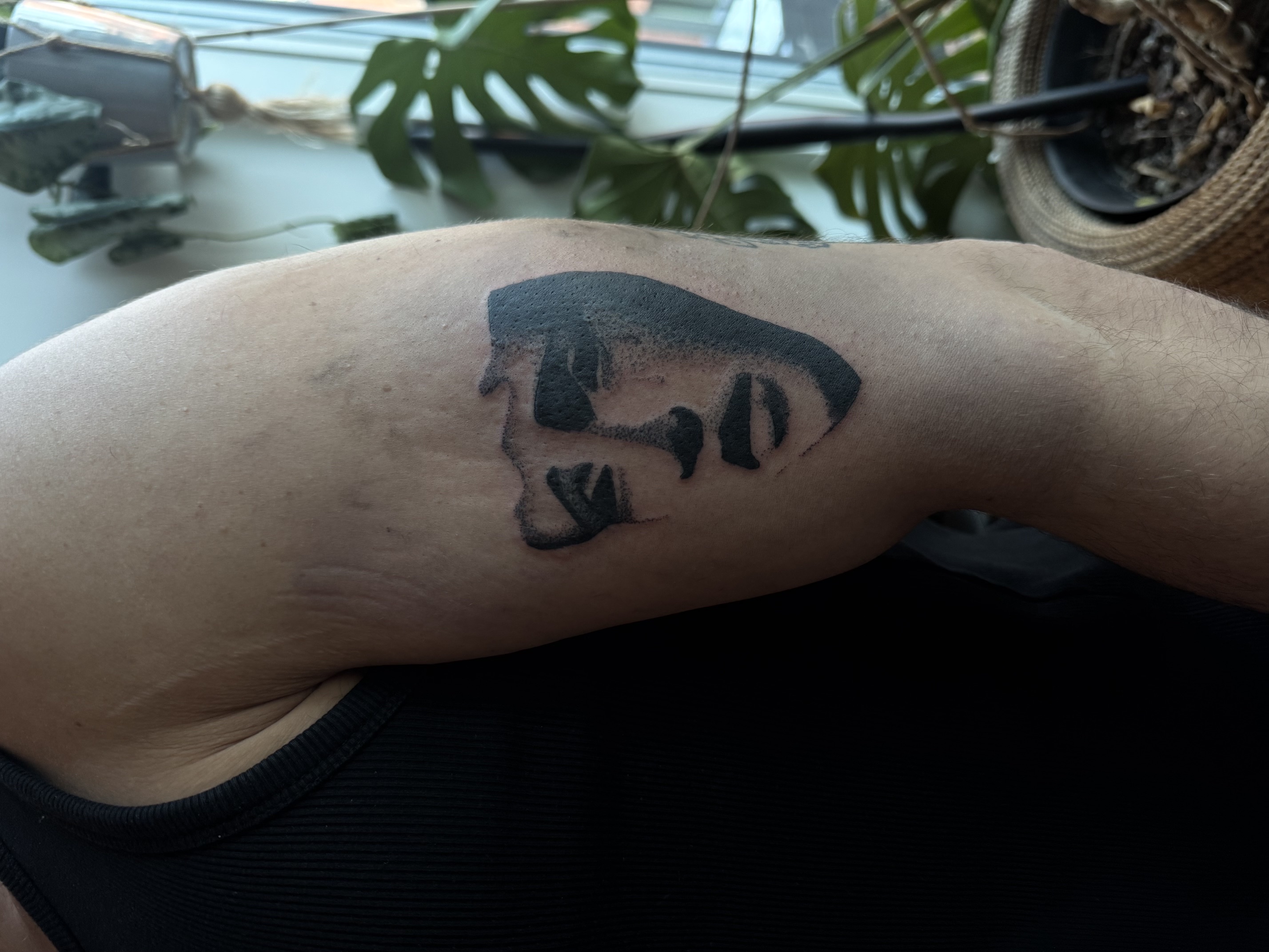 Maske · blackwork